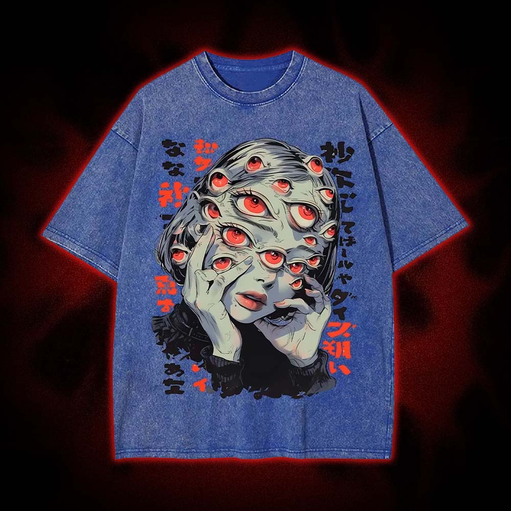 Thousand Eyes Gaze Washed Tshirt