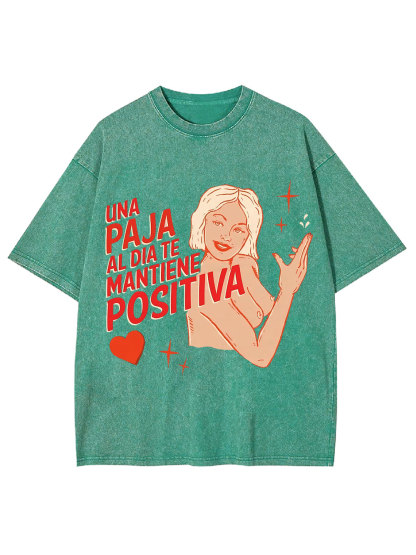 Daily Jerk, Daily Joy Y2K Washed Tee
