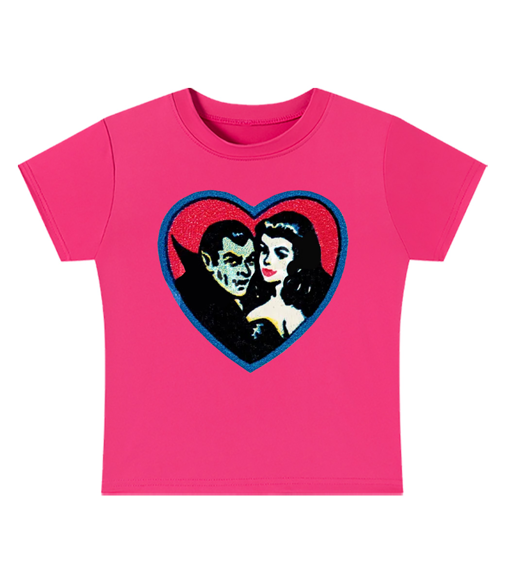 Retro Vampires Graphic Baby Tee