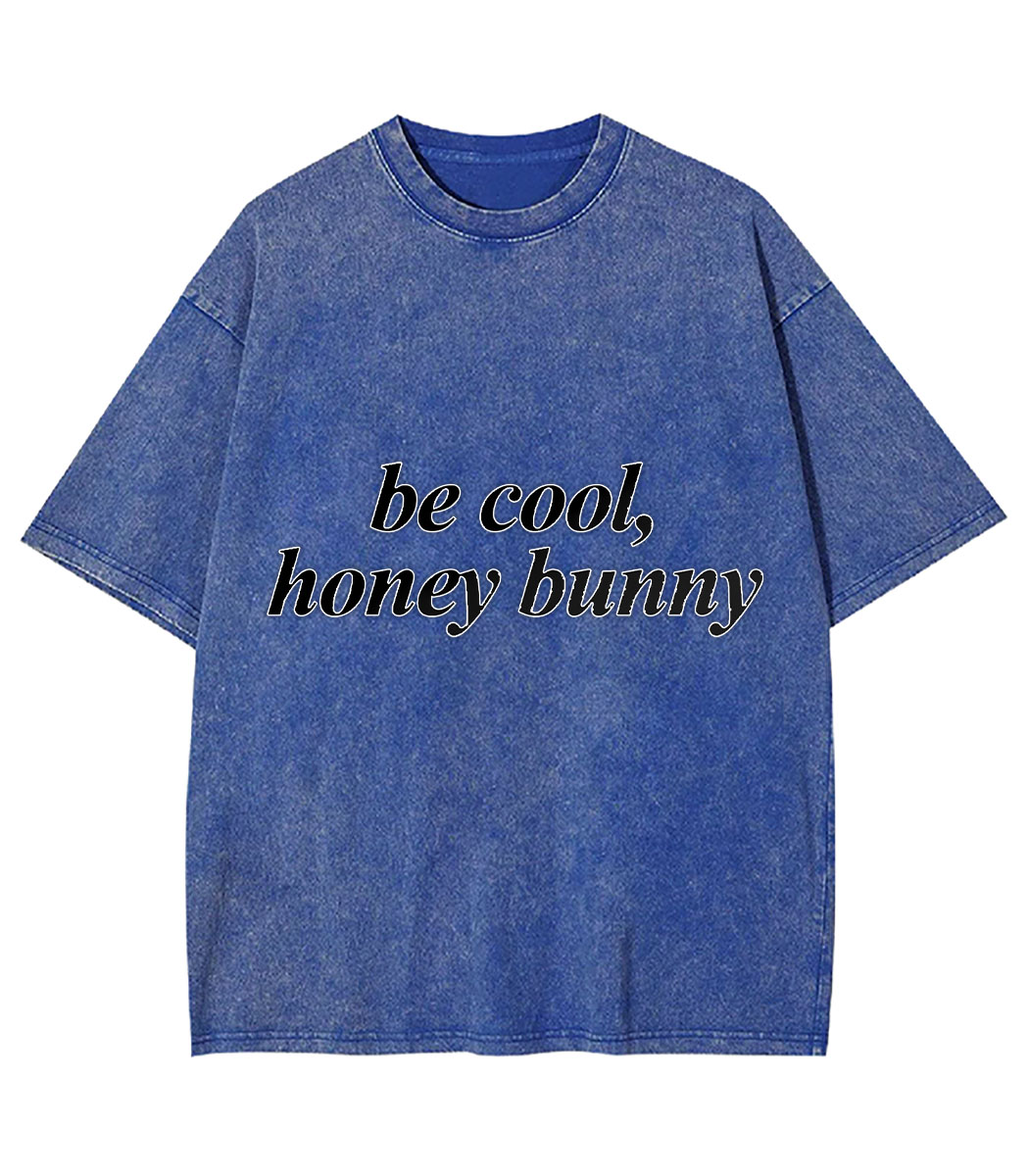 Be Cool, Honey Bunny Y2K Washed Tee