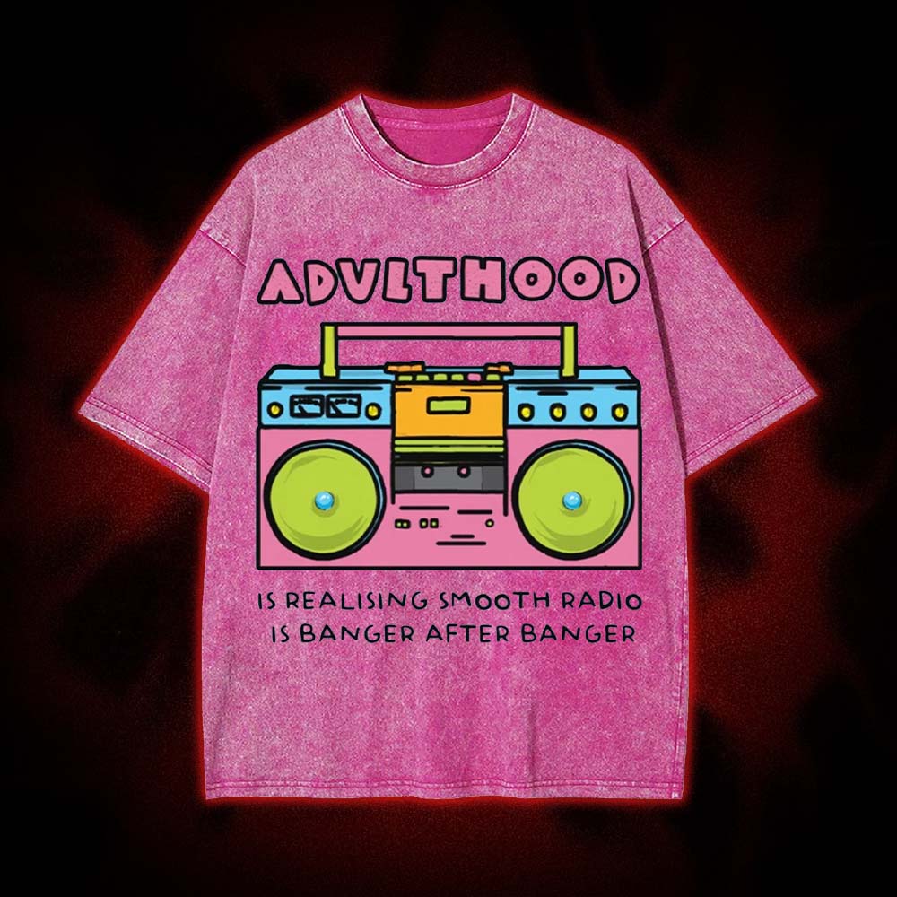 Adulthood Washed Tshirt