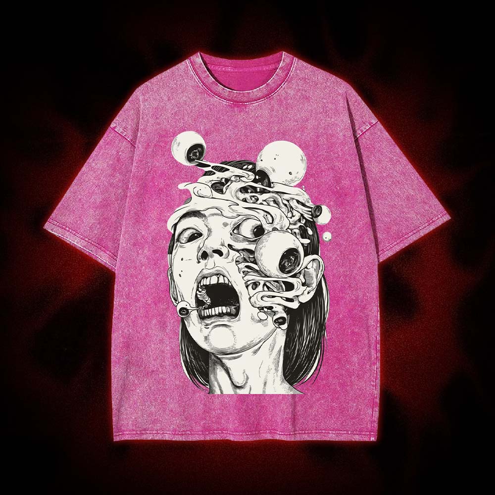 Melting Gaze Washed Tshirt