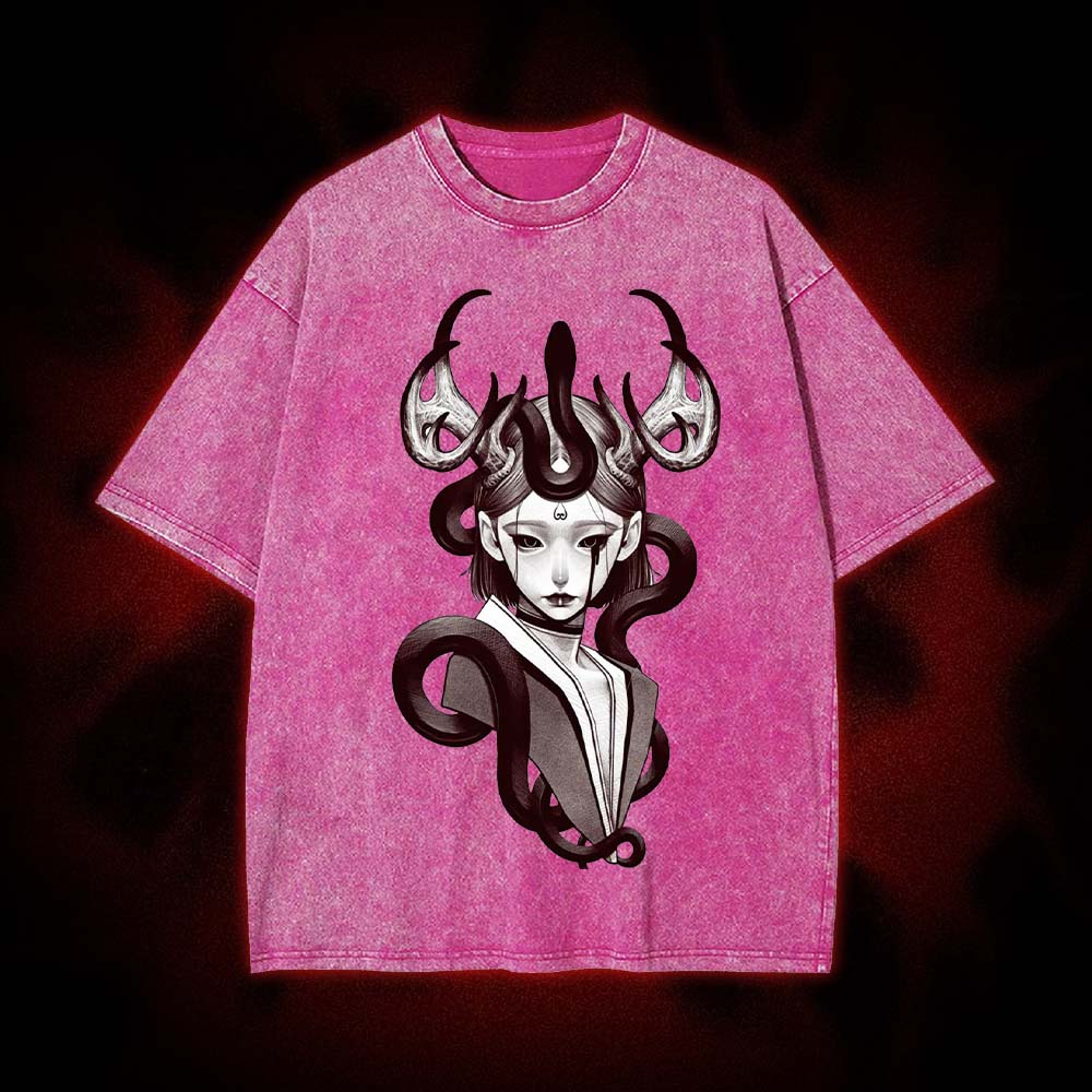 Serpent Tears Washed Tshirt