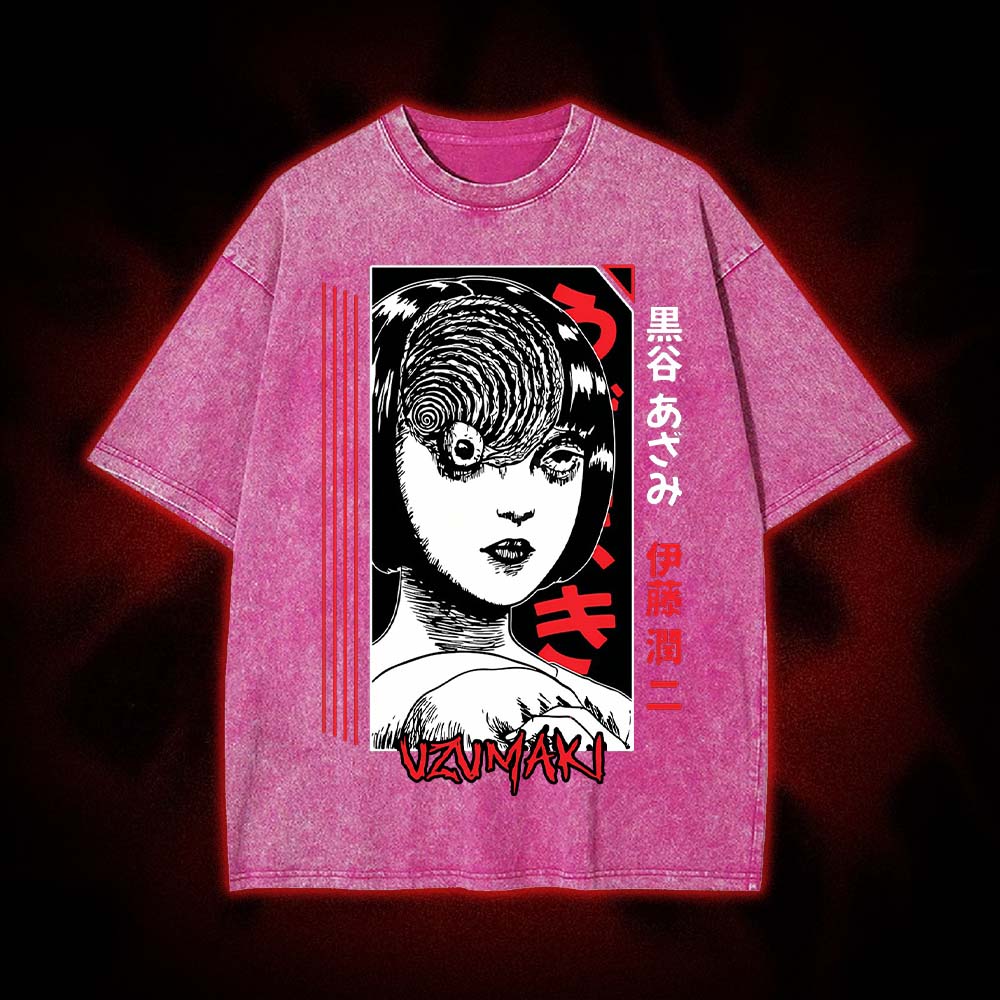 Uzumaki Gaze Washed Tshirt