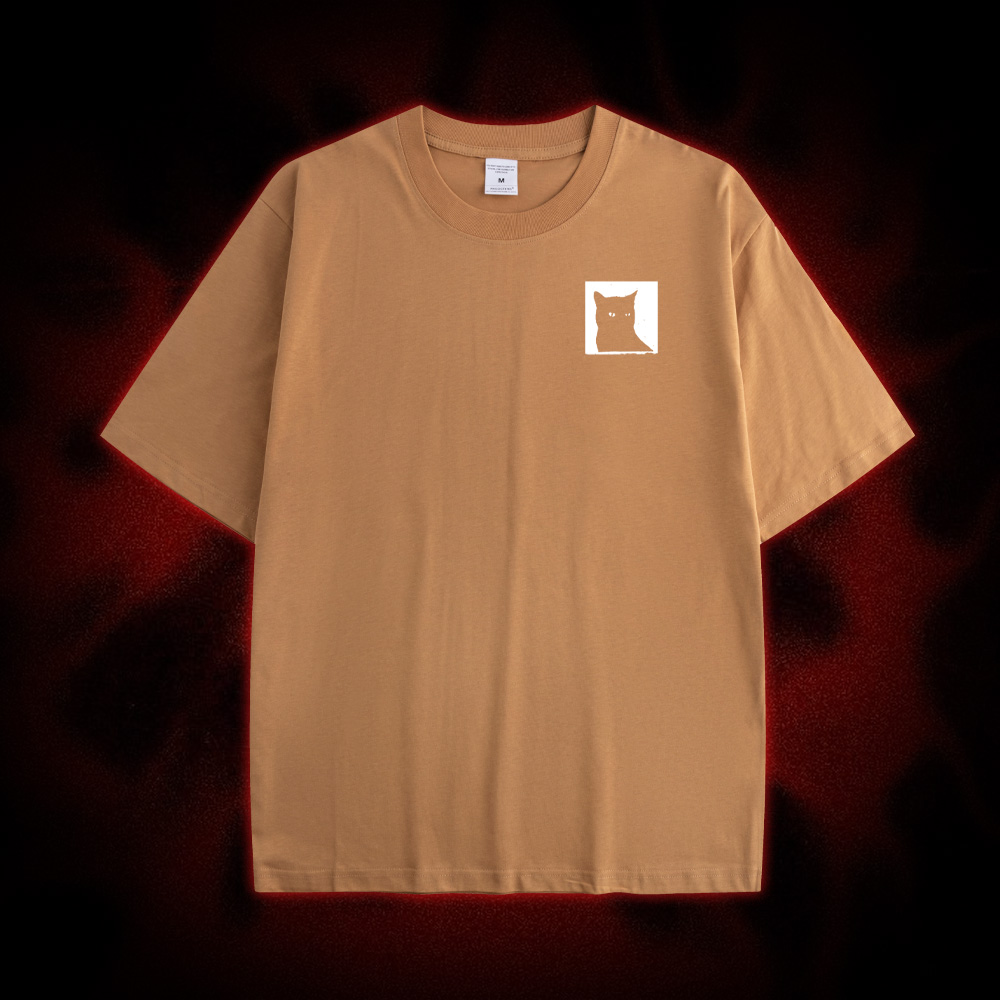 I Do Not Think Therefore I Do Not Am Double Sided Print Washed Tshirt