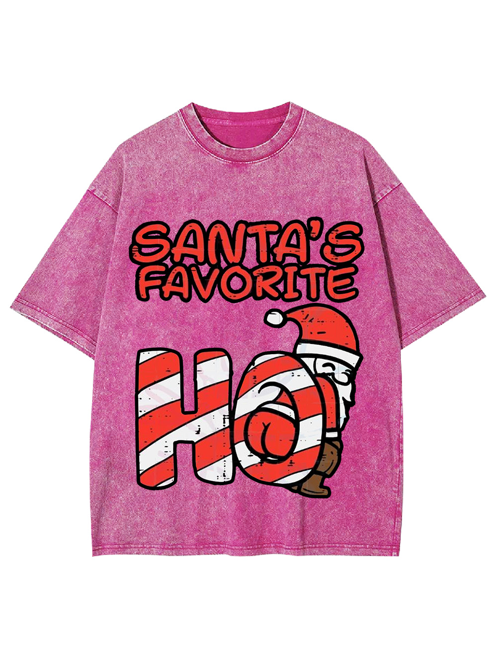 Santa's Favorite Washed Tshirt