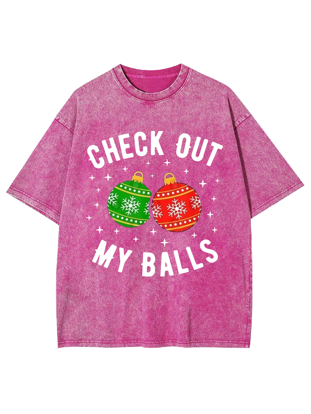 Check Out My balls Washed Tshirt