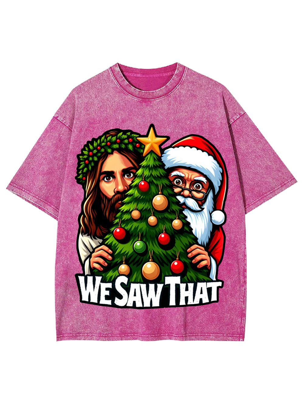 We Saw That Washed Tshirt