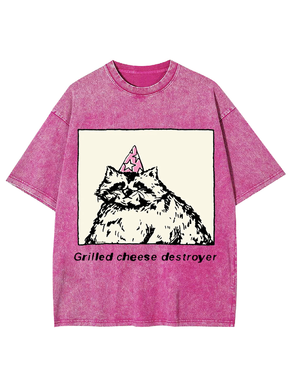 Grilled Cheese Destroyer Washed Tshirt