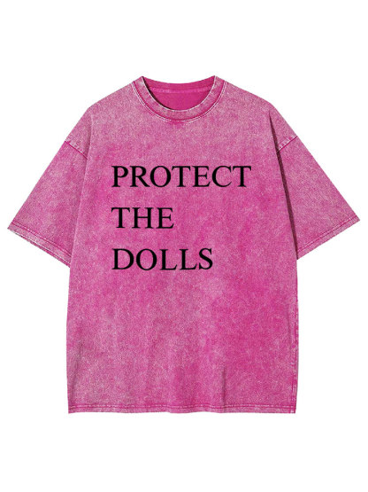 Protect The Dolls Y2K Washed Tee