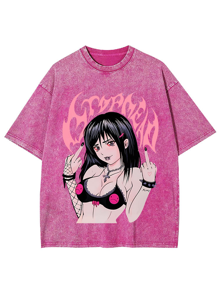 CyberDoll Rebellion Y2K Washed Tee