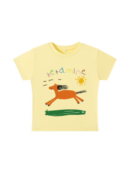 Ketamine Y2K Baby Tee