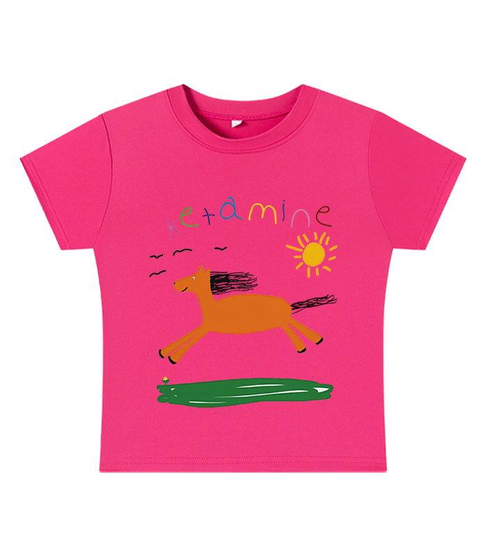 Ketamine Y2K Baby Tee