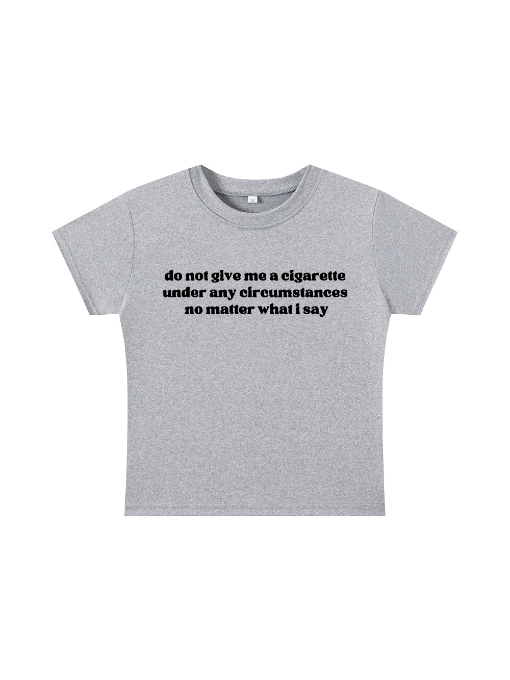  A Firm Refusal Y2K Baby Tee