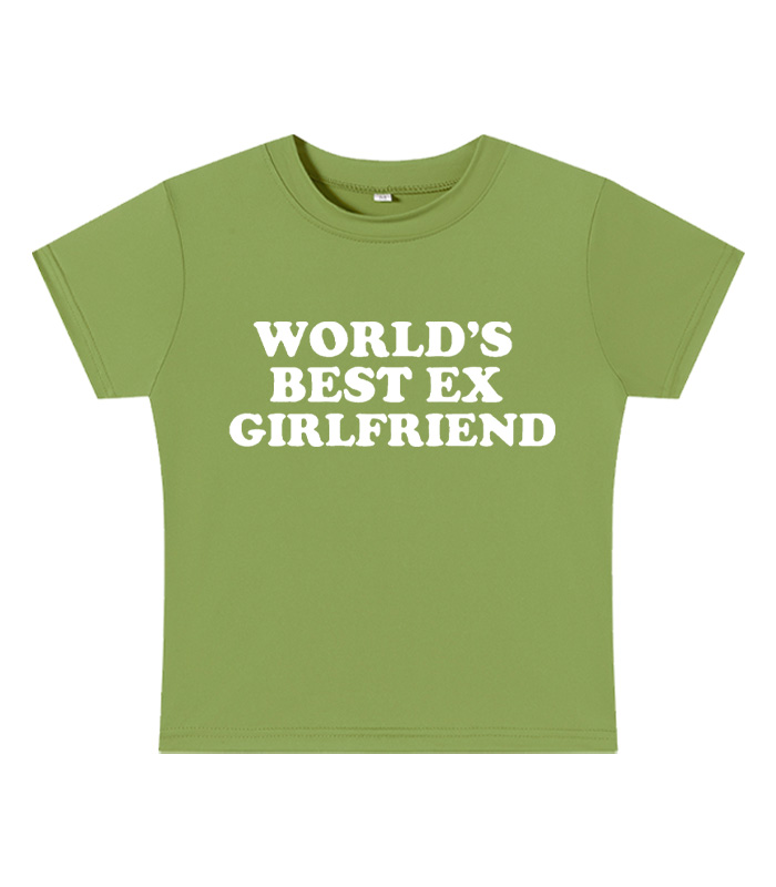 World's Best Ex Girlfriend Y2K Baby Tee