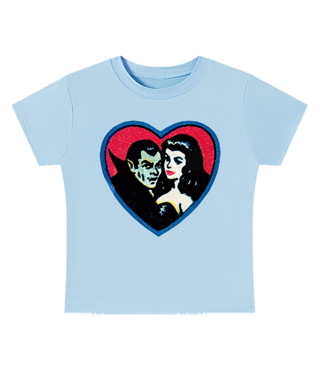 Retro Vampires Graphic Baby Tee