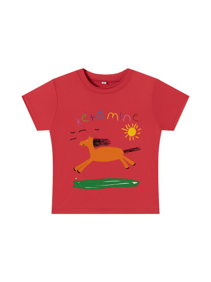 Ketamine Y2K Baby Tee