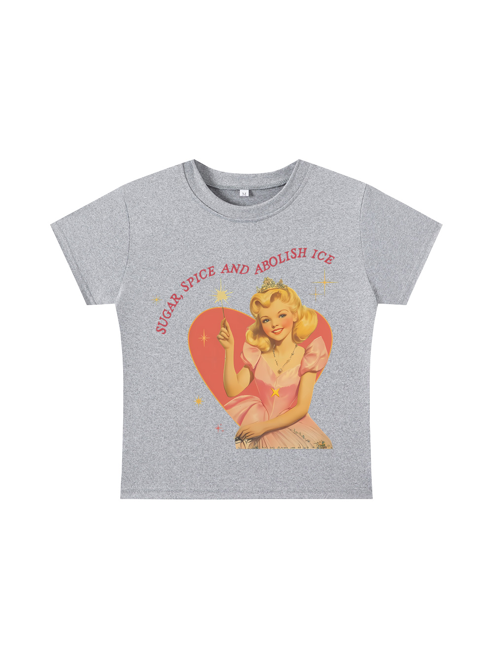 Suger, Spice And Abolish Ice Y2K Baby Tee