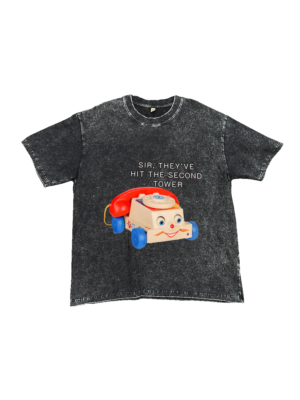 Sir, They've Hit The Second Tower Washed Tshirt