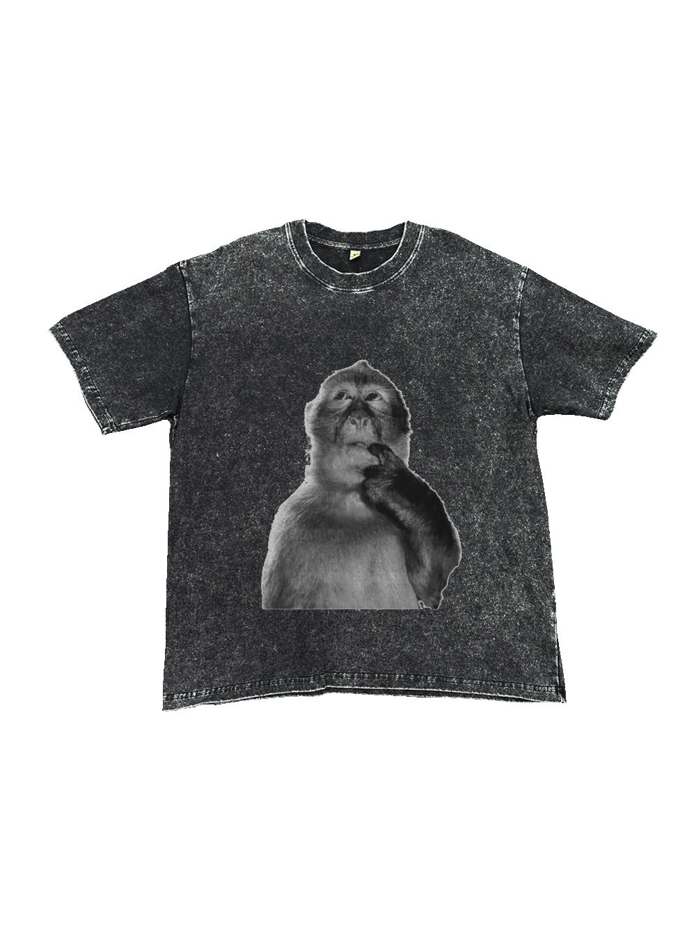 Funny Monkey Washed Tshirt