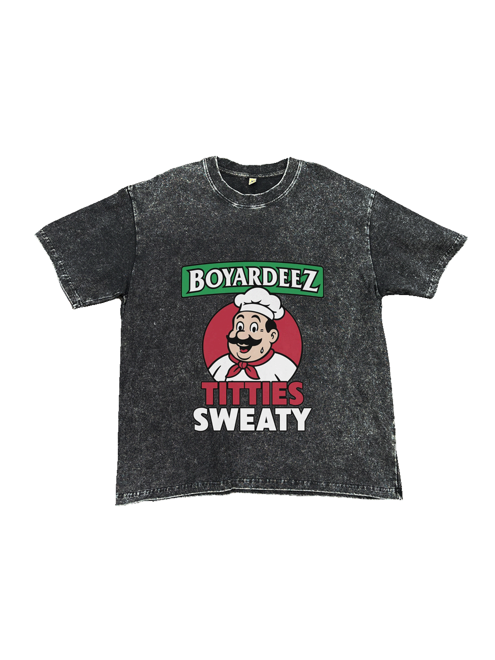 Boyardeez Titties Sweaty Washed Tshirt