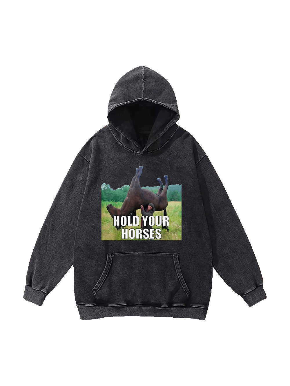 Hold Your Horses Washed Hoodie