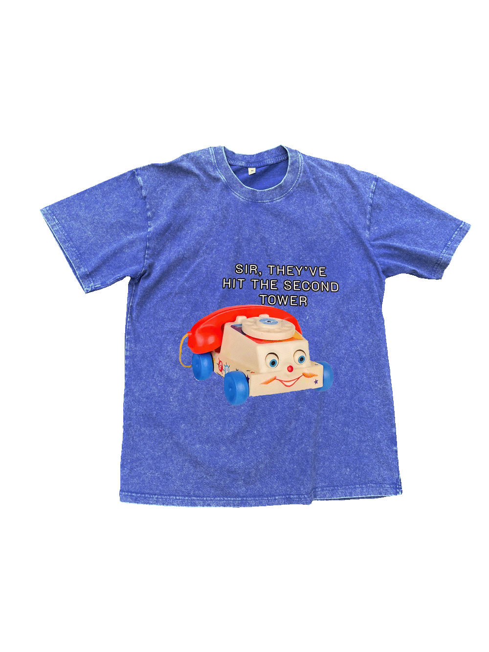 Sir, They've Hit The Second Tower Washed Tshirt