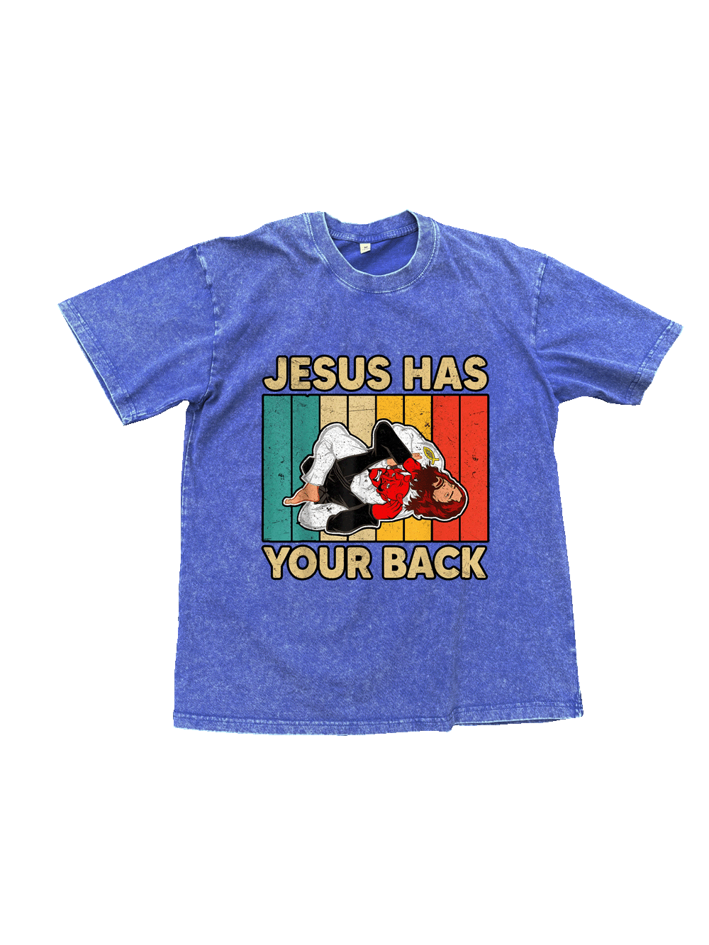 Jesus Has Your Back Washed Tshirt