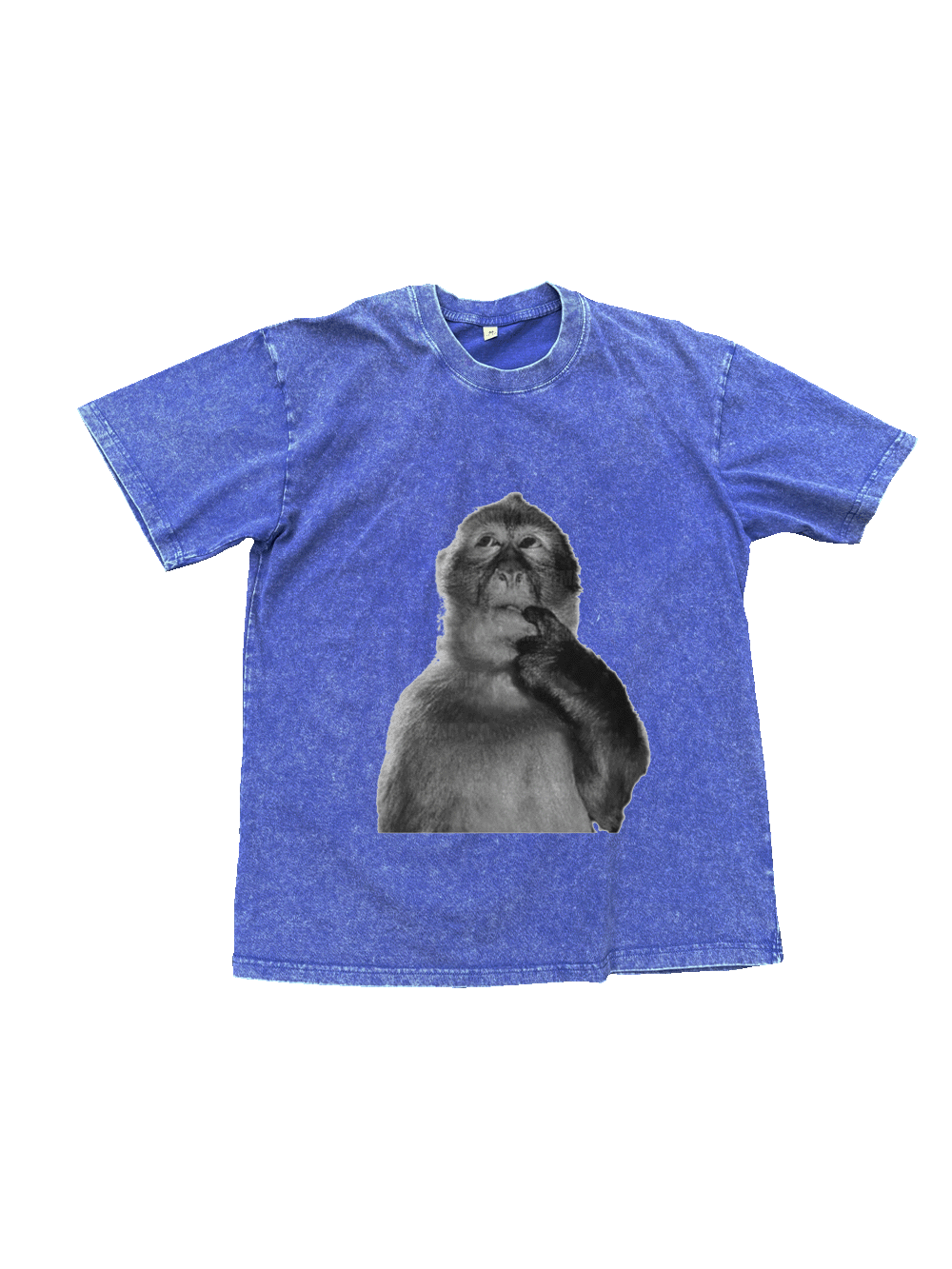 Funny Monkey Washed Tshirt