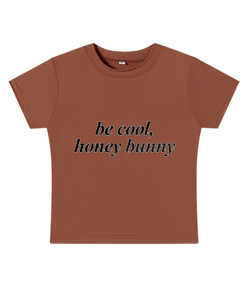 Be Cool, Honey Bunny Y2K Baby Tee