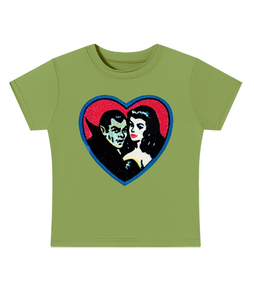 Retro Vampires Graphic Baby Tee