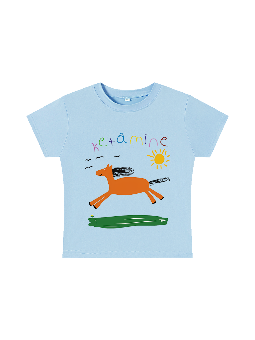 Ketamine Y2K Baby Tee
