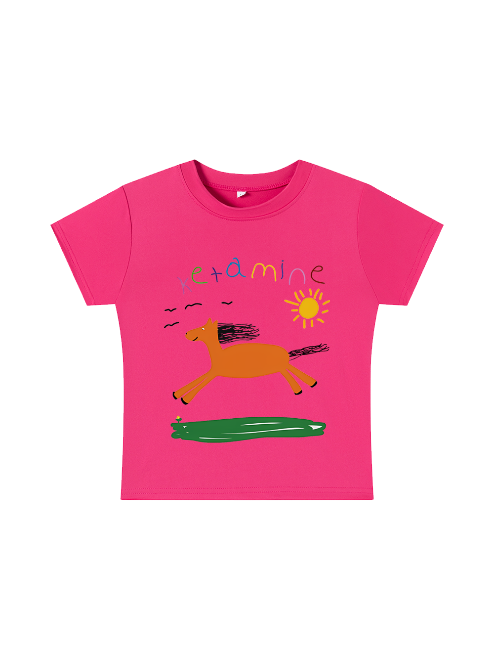 Ketamine Y2K Baby Tee