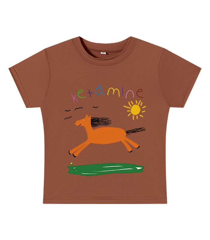 Ketamine Y2K Baby Tee