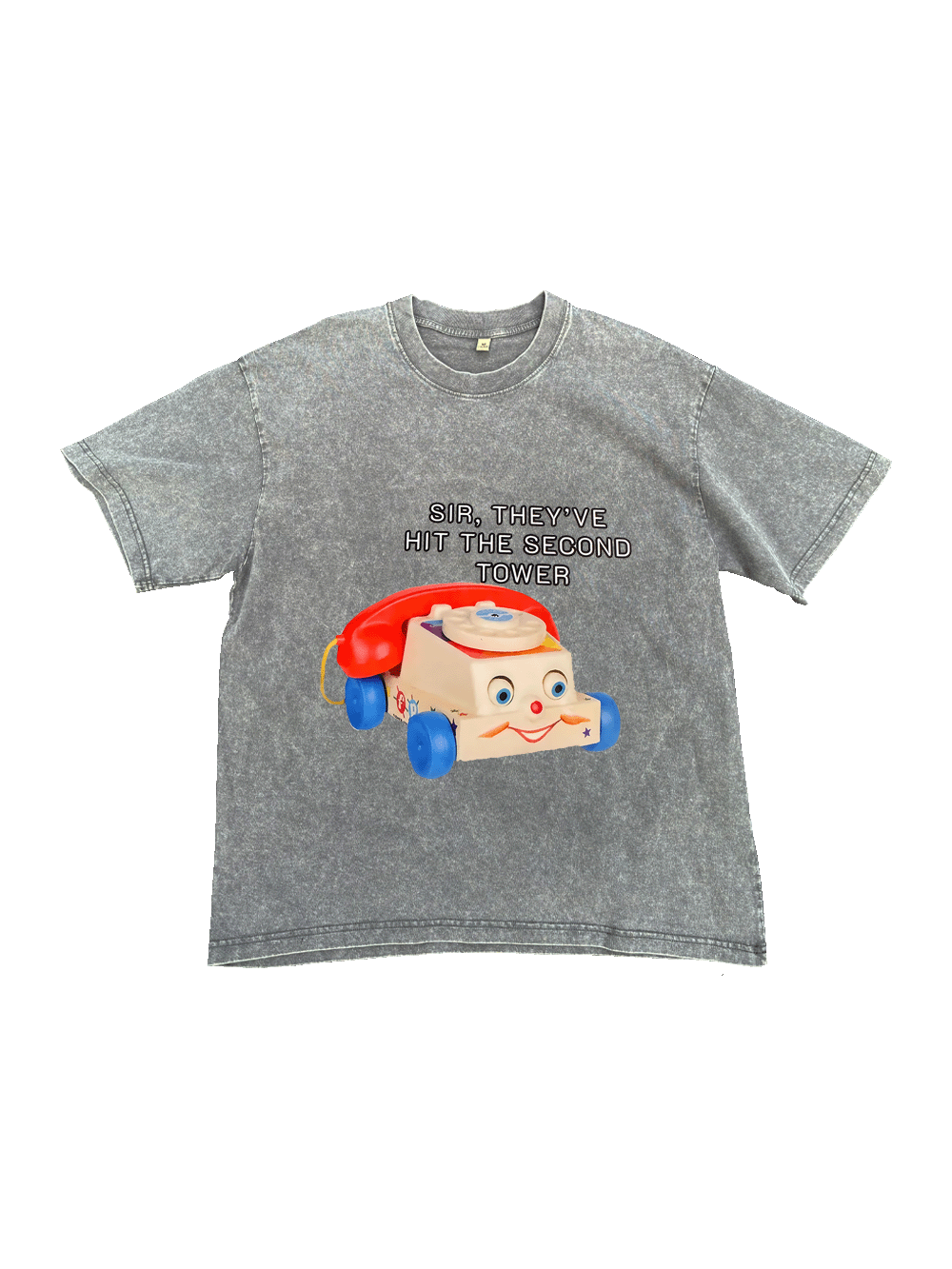 Sir, They've Hit The Second Tower Washed Tshirt