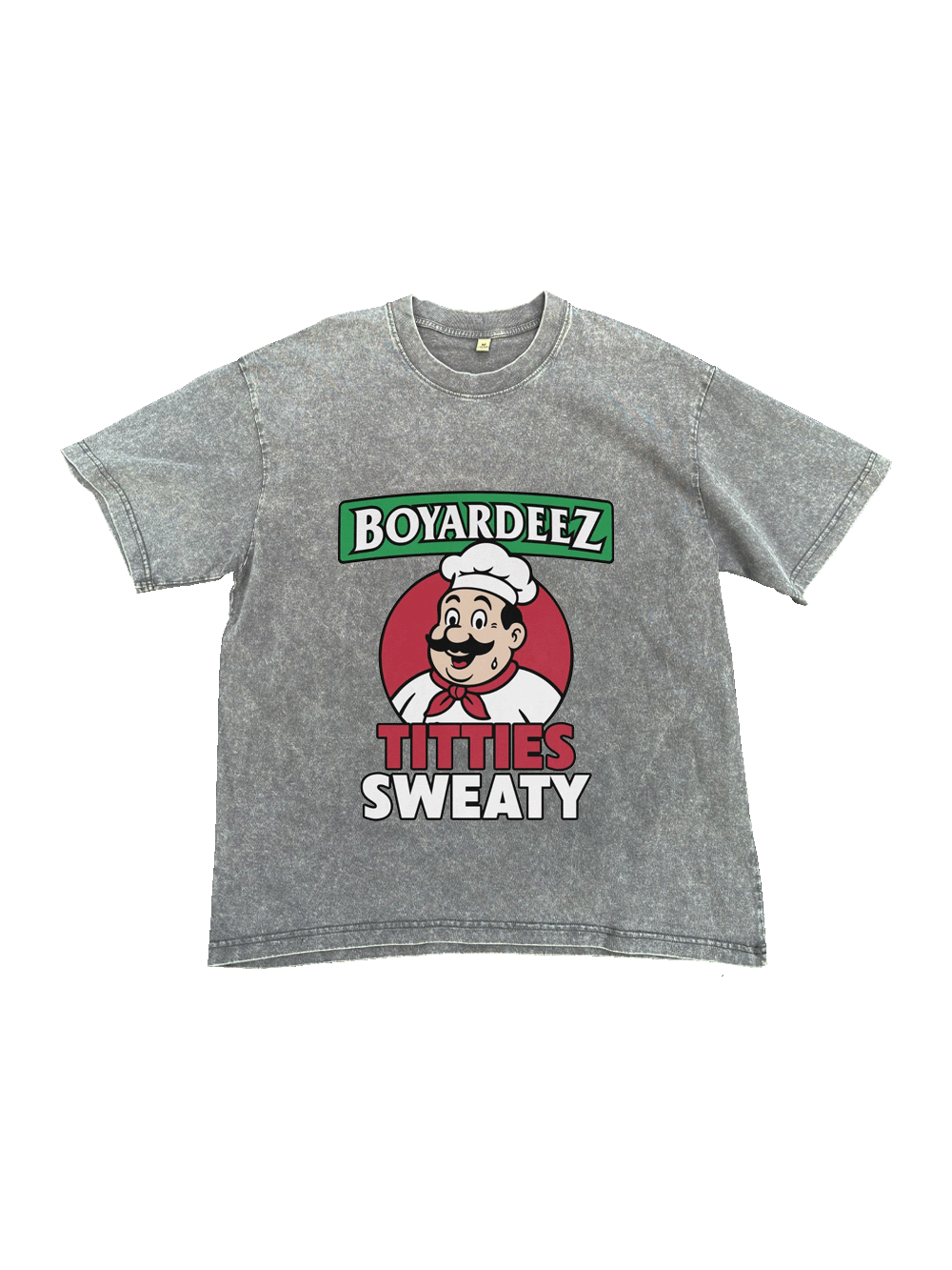 Boyardeez Titties Sweaty Washed Tshirt