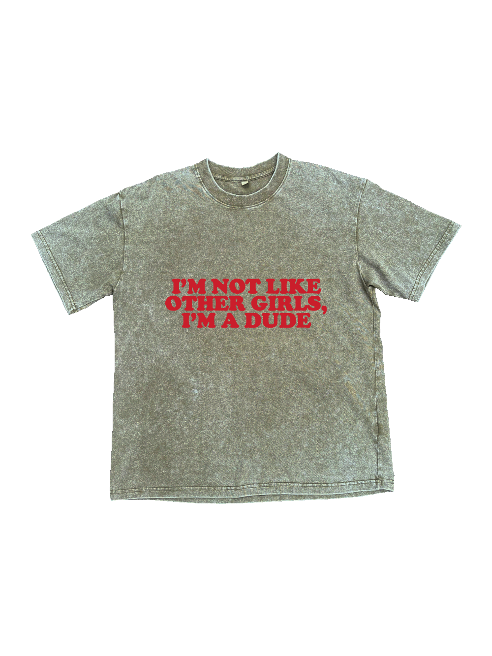 I‘m Not Like Other Girls, I'm A Dude Washed Tshirt