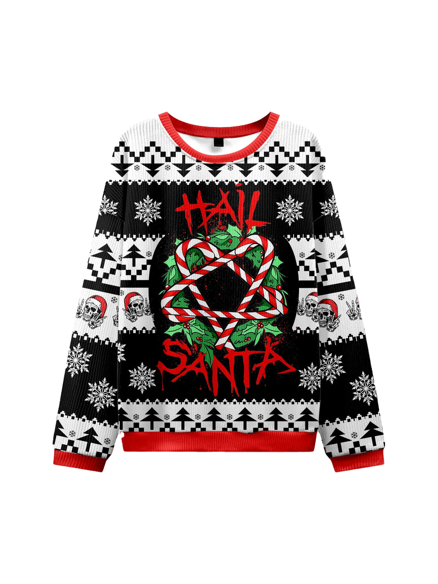 HAIL SANTA UGLY CHRISTMAS SWEATSHIRT