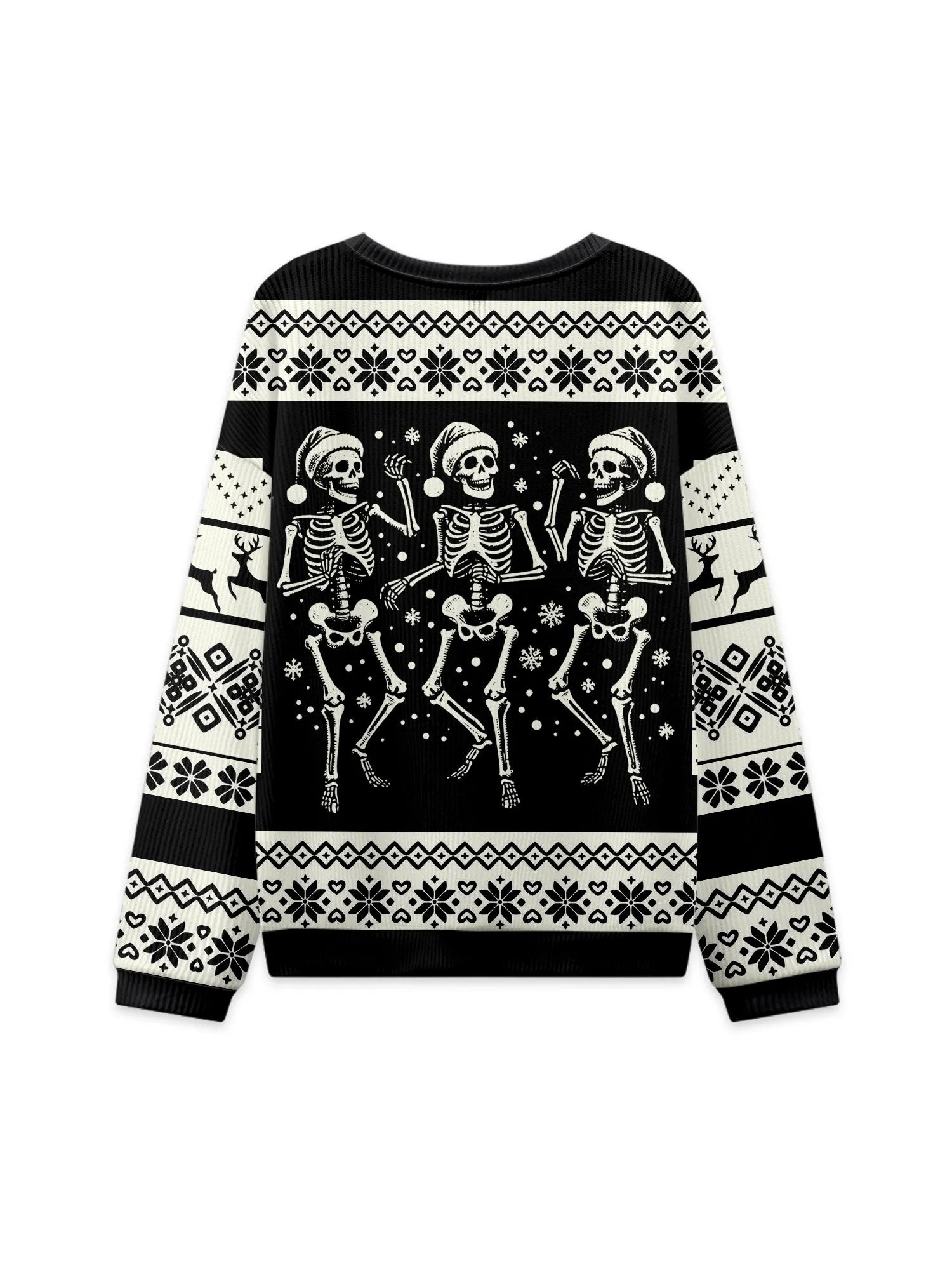 SKELETON UGLY CHRISTMAS SWEATSHIRT