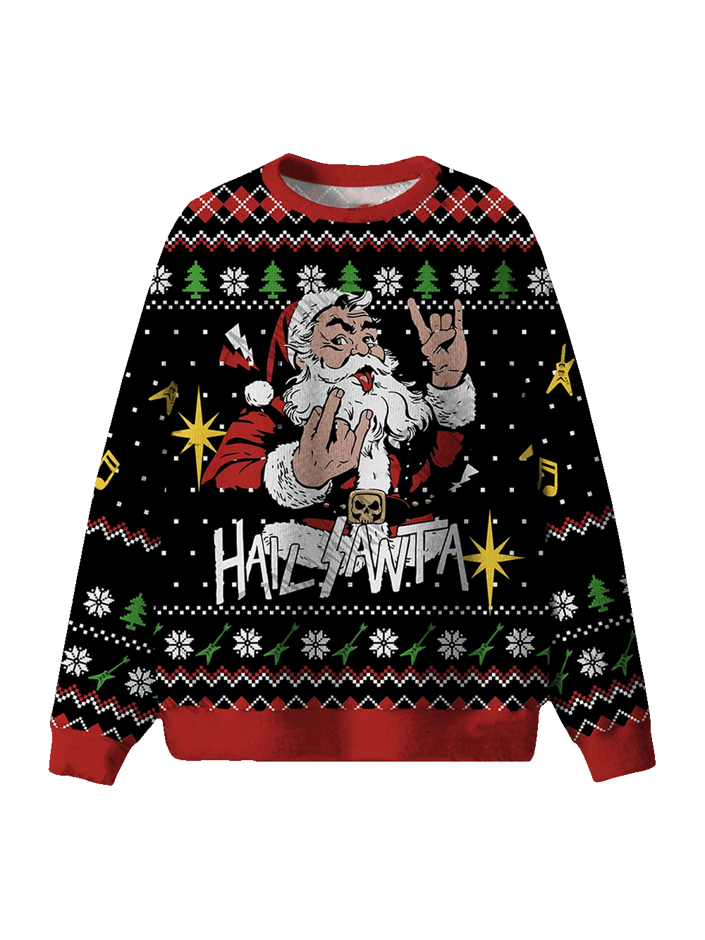 Hail Santa Ugly Christmas Sweatshirt