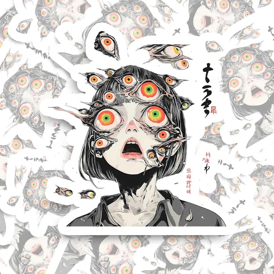 Multitude Of Gazes Sticker