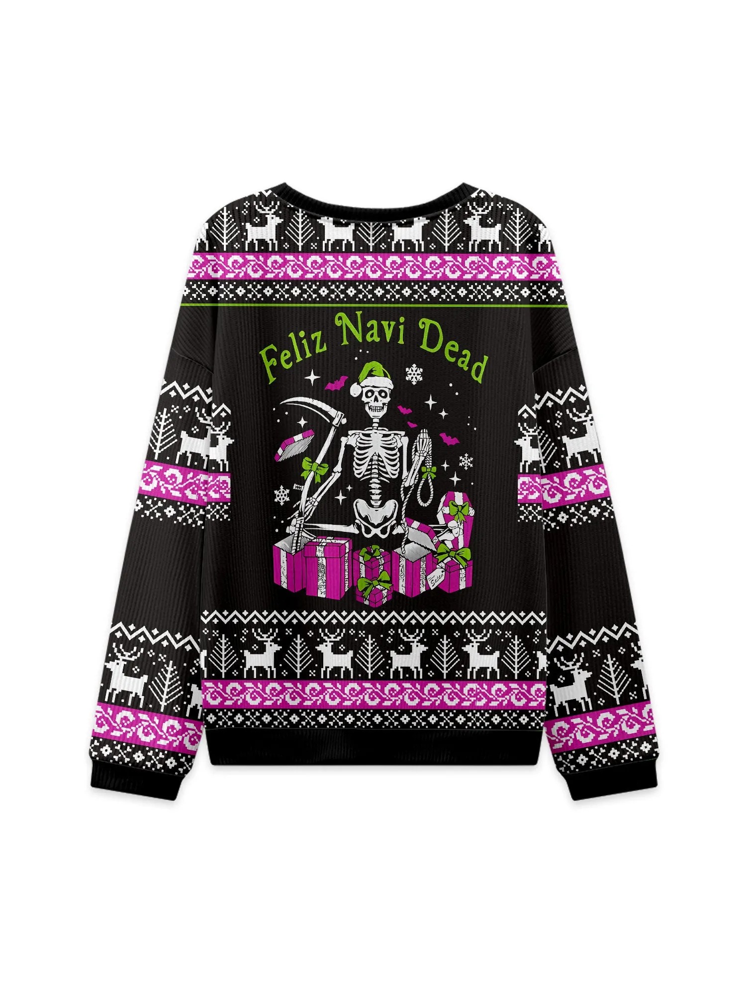 FELIZ NAVI DEAD UGLY CHRISTMAS SWEATSHIRT
