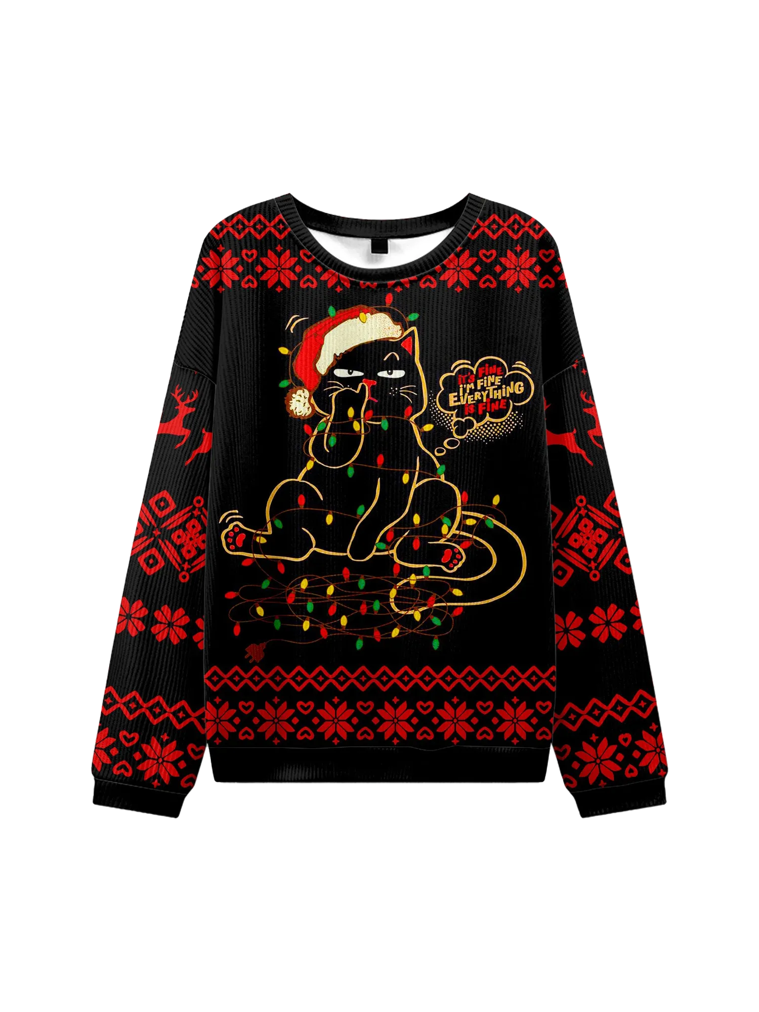 IT'M FINE UGLY CHRISTMAS SWEATSHIRT