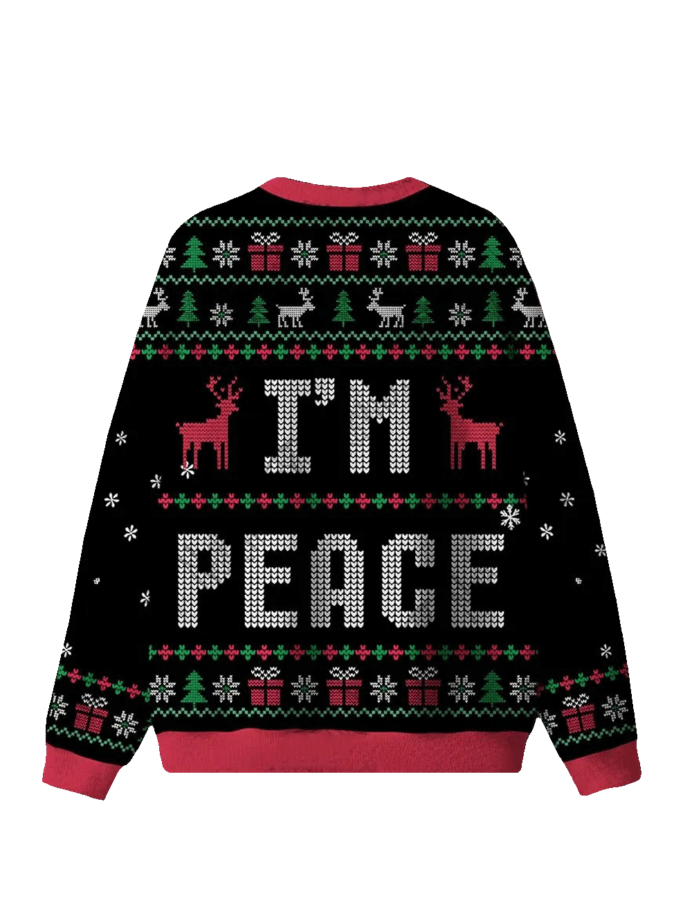 I Come In Peace Ugly Christmas Sweatshirt
