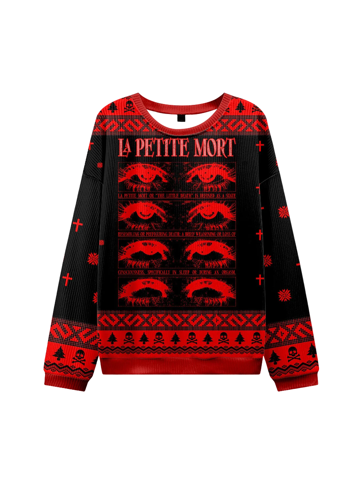 LA PETITE MORT UGLY CHRISTMAS SWEATSHIRT