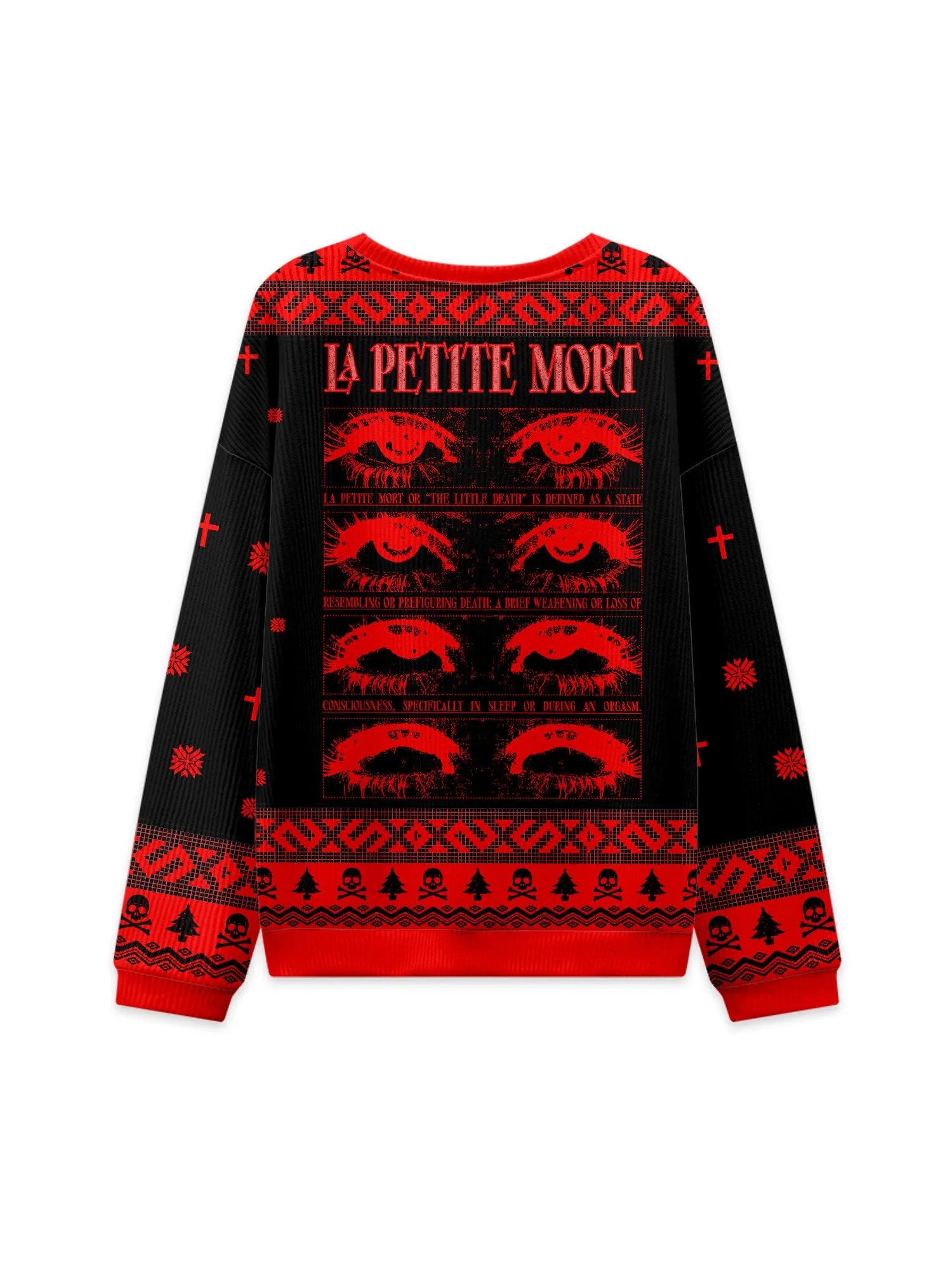 LA PETITE MORT UGLY CHRISTMAS SWEATSHIRT
