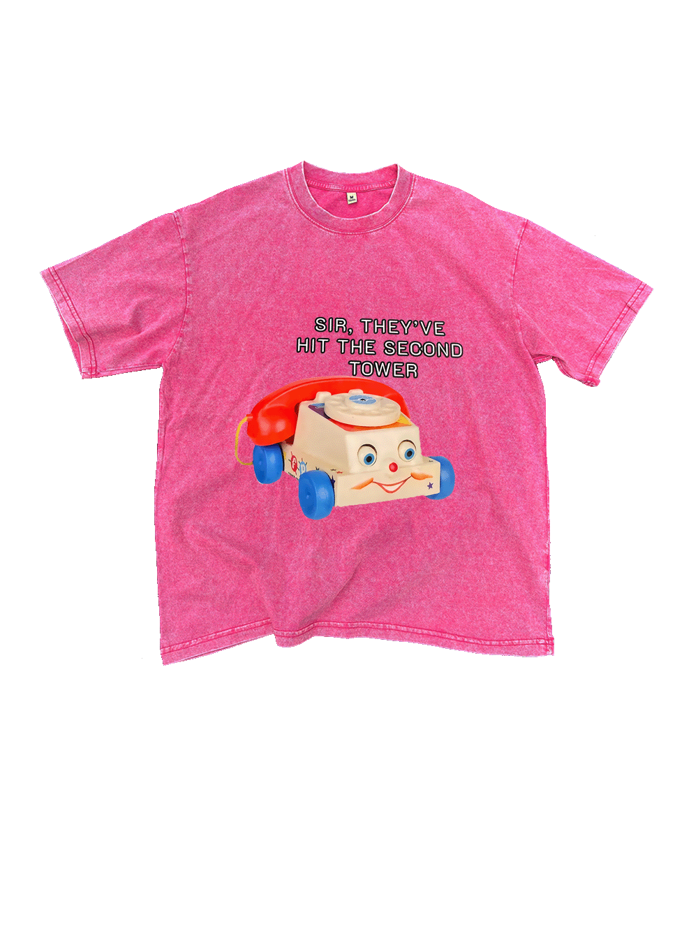 Sir, They've Hit The Second Tower Washed Tshirt