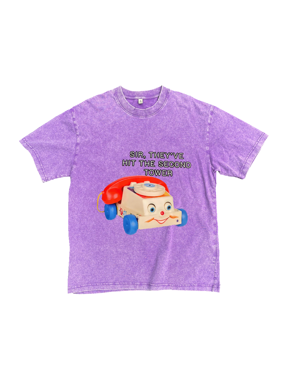 Sir, They've Hit The Second Tower Washed Tshirt