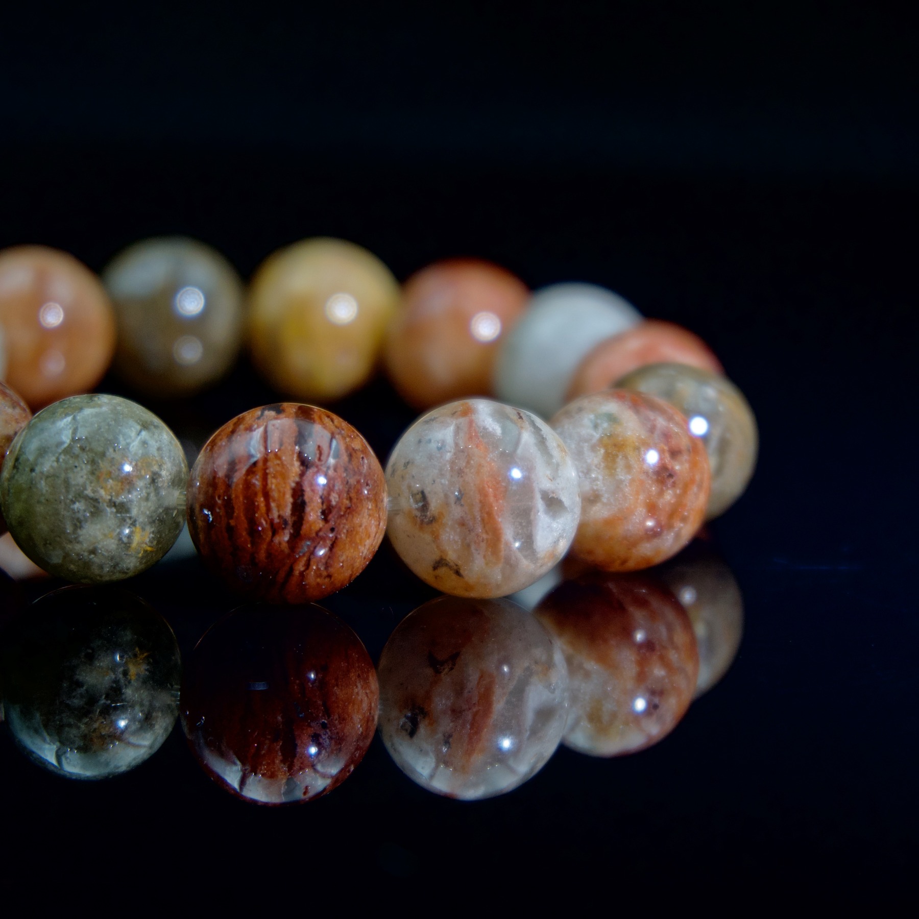 Original LUSHU I-Multi-layer Phantom quartz bracelet