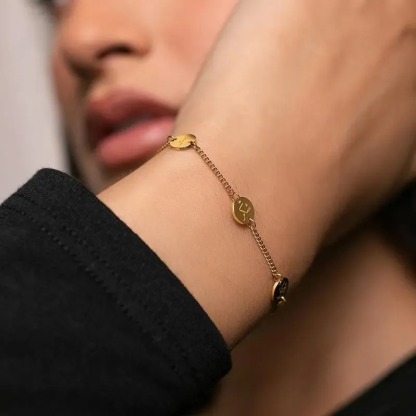 Sabr, Shukr, Tawakkul Bracelet | 18k Gold Plated